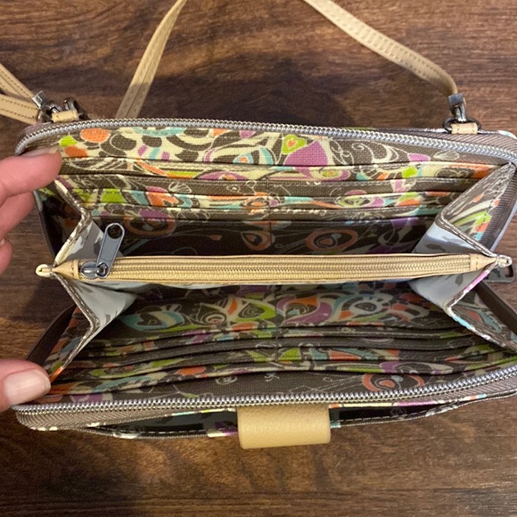 Sakroots | Slate Songbird Artist Circle Crossbody Clutch Purse-NWOT - Picture 12 of 16